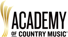 Academy of Country Music logo, black and gold